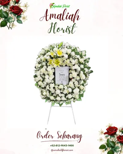 Krans Bunga Duka Cita di Pagirikan
