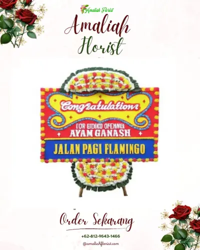 Bunga Papan Congratulation di Pagirikan